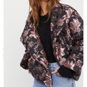 Free People Jacquard Puffer Jacket-